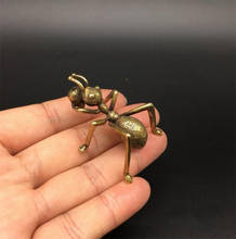 Copper Statue Collectable Chinese Brass Carved Buddhism Ant Incense Stick Exquisite Small Statues 2024 - buy cheap