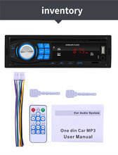 Bluetooth-compatible Autoradio 12V Car Stereo Radio FM Aux-IN Input Receiver SD USB In-dash 1 din Car MP3 Multimedia Player 2024 - buy cheap