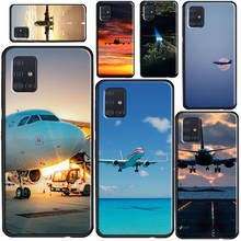 Aircraft Plane Airplane Case For Samsung Galaxy A72 A52 A42 A32 A12 A21S A20e A11 A31 A51 A71 A10 A20S A40 A50 A70 2024 - buy cheap
