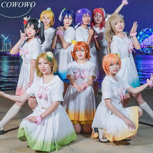 Anime! lovelive 8th uma canção para você! Você? Você! Rin maki umi todos os membros sj lolita vestido uniforme cosplay traje role play terno 2024 - compre barato