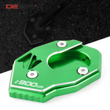 New Arrival For Kawasaki Z900RS Z 900 RS Green Motorcycle Accessories CNC Side Stand Plate Enlarger Kickstand Extension 2024 - buy cheap