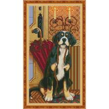 Набор для вышивки крестиком Joy Sunday 11CT 14CT, наборы для вышивки с рисунком собаки 2024 - купить недорого