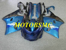 Kit de carenado personalizado para motocicleta KAWASAKI, juego de carenado azul ABS, para KAWASAKI Ninja ZZR1100D 93 00 01 03 ZZR 1100 ZX11 1993 2001 2003 2024 - compra barato