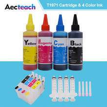 Aecteach-cartucho de tinta T1971 para impresora Epson, recambio de tinta para impresora Epson EXPRESSION XP-101, 201, 211, 401, 204, 104, 214, 411, WF-2532 + 4 colores 2024 - compra barato