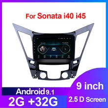 9 "2 Din Авто Радио Android 9,1 мультимедийный видео плеер для HYUNDAI Sonata i40 i45 2011 2012 2013 2014 2015 автомобильный стерео Gps FM 2024 - купить недорого