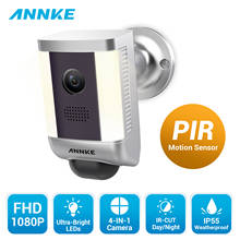 ANNKE-cámara 4 en 1 Full HD 1080P, con luz cálida, resistente a la intemperie, visión nocturna, foco de detección PIR, alarma, Kit de seguridad CCTV, 2 uds. 2024 - compra barato