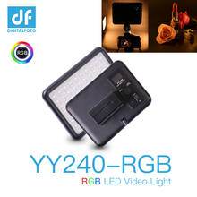 Video YY240 2500-8500K Dimming RGB LED Continuous Panel Light Background Light for Camera Camcorder Full Color with 10 Lighting 2024 - buy cheap