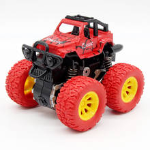 Brinquedo de carro inercial para meninos, modelo de carro fundido de quatro rodas rotativo vermelho para bebês 2024 - compre barato