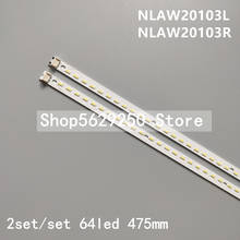 New 3030 6V 1W LED Perfect Replacement NLAW20103L NLAW20103R 111116A-0354 11063C-0315 64LEDS 475MM For LG 42F1 Led Strip 2024 - buy cheap