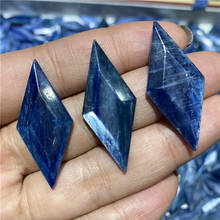 Wholesale Natural Blue Kyanite Unique Rhombus Pendant For Gift 2024 - buy cheap