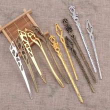 Sword Shape Alloy Pins Hair Stick Fashion Hairwear Natural Wooden Sandalwood Chinese Style Hairpins Women's Hair Accessories 2024 - buy cheap