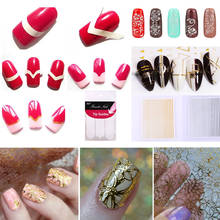 Nail Sticker French Style Nail Stickers Nail Art Tips Form Fringe Guide Adhesive Sticker Nails Art Tools Manicure Accessories 2024 - buy cheap