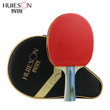Tênis de mesa único tiro dupla-face adesivo reverso hit confortável popular adequado para iniciantes raquetes de ping pong 2024 - compre barato