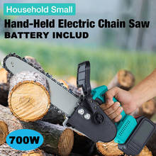 Electric Chain Saw 10inch 700W Wood Cutter Brushless Motor Chainsaw Woodworking Pruning Shears Garden Power Tools With Battery 2024 - buy cheap