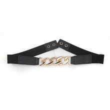 Fashion Silver Golden Metal Chain Waist Belt For Women Elastic Stretch Waist Strap Lady Dress Corset Waistband Clothes Accessory 2024 - buy cheap