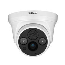 Sricam sh030 3.0mp dome câmera ip h.265 segurança cctv câmera wi-fi em dois sentidos alarme de áudio empurrar onvif trabalho de vigilância de vídeo em nvr 2024 - compre barato
