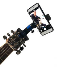 Guitar Head Clip Mobile Phone Holder Live Broadcast Bracket Stand Tripod Clip Head For iPhone 11 X Support Desktop Music Holder 2024 - buy cheap