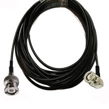 BNC Male Right Angle to BNC Male RF Jumper Pigtail Cable RG174 50ohm 1/2/3/5/10m 2024 - buy cheap