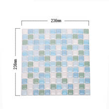 Мозаичная Наклейка на стену, самоклеящаяся плитка для кухни, ванной комнаты домашний декор "сделай сам" 2024 - купить недорого