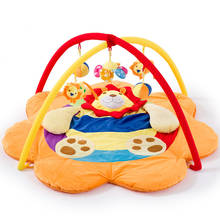 Plush Baby Activity Mat with rack for game blanket Cartoon lion Baby Gym Multifunction Kids Rug Educational Carpet soft play mat 2024 - buy cheap