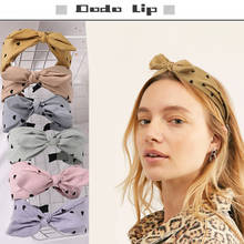 Sólido bonito coelho orelha bandana ampla-brimmed tecido moda bandana bezel para enfeites de cabelo feminino acessórios de verão 2024 - compre barato