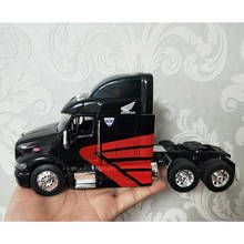 Diecast 1/32 Scale American Trailer Head Truck Model Die-cast Scene Accessories Car Vehicle Display Toy Gift Collectible 2024 - buy cheap