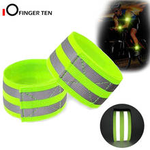 High Visibility Reflective Bands on Wrist Arm Ankle Leg for Night Walking Cycling Running Safety Reflector Tape Straps 2024 - buy cheap