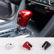 Car Stick ABS Chrome Inner Middle Front Shift Stall Paddle Cup Lamp Frame Trim 1pcs For Honda Accord sedan 10th 2018 2019 2020 2024 - buy cheap