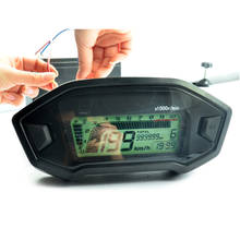 Odómetro Digital con retroiluminación LCD para motocicleta, velocímetro, tacómetro, 150mm 2024 - compra barato