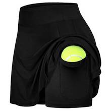 Women Tennis Pocket Skirt High Waist Tennis/golf/badminton Shorts Skirt Fitness Running Yoga Skirt Sportswear Sports Equipment 2024 - buy cheap