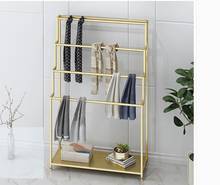 Nano gold scarf scarf display stand floor towel pants hanger cloth shawl clothing store display goods 2024 - buy cheap