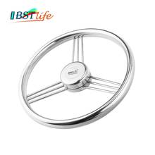 13-1/2'' 342mm Steering Wheel Stainless Steel 316 Marine Grade 3 Spokes 15 Degree Marine Boat Yacht Accessories 2024 - buy cheap