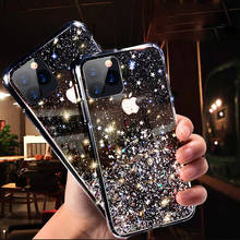 Чехол для iPhone 12 Mini, роскошный блестящий чехол для iPhone XS Max, X, XR, 7, 6, 6s, 8 Plus, SE 2, мягкий силиконовый чехол для iPhone 11 Pro 2024 - купить недорого