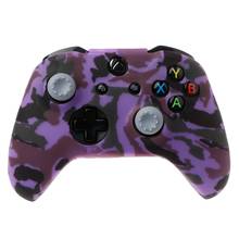 Camouflage Silicone Gamepad Cover + 2 Joystick for xbox one X S Controller 2024 - buy cheap