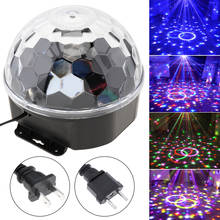 Crystal Magic Ball Led Stage Light 6 Color 20W RGB Disco DJ Stage Lighting Digital with 3mode Voice Control 120° Cyclic Rotation 2024 - buy cheap