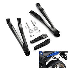Motorcycle Rear Footrest Foot Pegs Bracket Set For Yamaha YZF R1 YZFR1 2004-2008 2005 06 07 2024 - buy cheap
