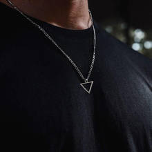 Necklace Men Women Triangle Long Chain Necklace for Men Pendant Mens Choker Hip Hop Gothic Punk Party Fashion Jewelry 2020 2024 - buy cheap