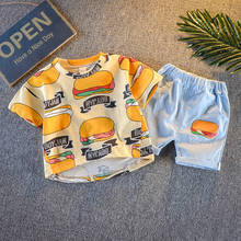 Baby Boy Clothing Set  Summer pullover T-Shirt Cartoon Children's clothing Boys Clothes Shorts Suit for Kids Outfit 2024 - buy cheap