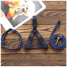 1.2M Length Double Strand Rope Large Dog Leashes Cowboy Sewn Traction Rope Chest Straps Collar Set Harnesses For Big Dogs 2024 - buy cheap