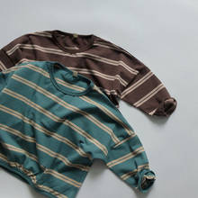 Spring Autumn Toddler Baby Girls Boys Striped Long Sleeve T-shirt Children Clothing Japan Korean Style Kids Cotton Pullover 2024 - buy cheap