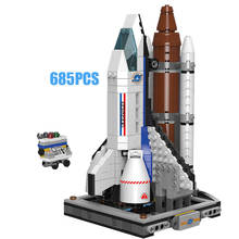 universe conquest space shuttle moc building block astronaut figures shuttlecraft brick educational toys for children gift 2024 - buy cheap