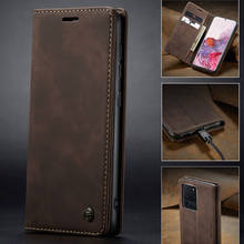 Роскошный деловой кожаный чехол-книжка для Samsung Galaxy Note10 Note 20 S20 Ultra S10 S9 S8 Plus A50 A70 A51 A71 2024 - купить недорого