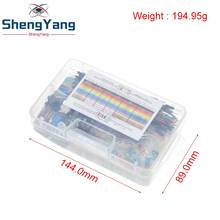 ShengYang-Kit de iniciación para arduino, resistencia/LED/condensador/cables de puente/Kit de resistencia de placa de pruebas con caja de venta al por menor 2024 - compra barato