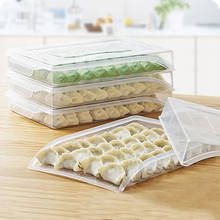 Food Preservation Box Refrigerator Food Storage Box Kitchen Accessories Organizer Dumplings Vegetable Egg Holder Stackable Clear 2024 - buy cheap