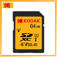 Высокоскоростная карта памяти KODAK U3 128 Гб 64 Гб SD карта UHS-I 100 МБ/с./с класс 10 SDXC V30 carte sd карта памяти для цифровой SLR/HD камеры 2024 - купить недорого