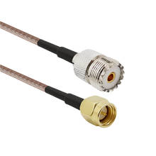 10-50CM SMA Male to UHF Female SO239 Connector RG316D Double Shield Sliver Handheld Radio Cable for Yaesu Icon Alinco Kenwood 2024 - buy cheap