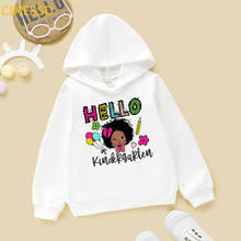 kindergarten clothes funny little melanin princess print hoodie for teen black lives matter girls sweatshirt winter warm clothes 2024 - buy cheap