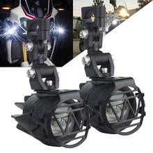 Conjunto de farol de neblina led para motocicleta, 40w, universal, luz auxiliar, para bmw r1200gs f800gs f700gs 2024 - compre barato
