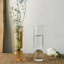 Flower Vase for Wedding Decor Centerpiece Glass Vase Planter Tabletop Terrarium Glass Containers Handmade Table Vase Mariage 2024 - buy cheap
