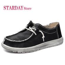 New Men's Shoes Summer Autumn Canvas Shoes Breathable Vulcanized Shoes Slip Wear Mens Flat Shoes Soft Casual Shoes Size 39-48 2024 - buy cheap